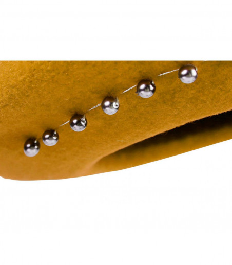 Héritage par Laulhère béret perles camel Héritage par Laulhère béret perles camel
